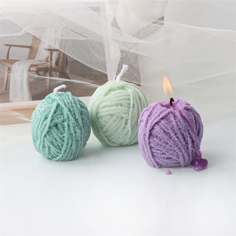 Yarn Home Decor - Moule en silicone pour bougie en