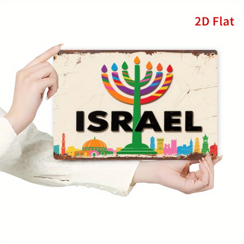 Home Decor Rustic - CIFBUY Plaque murale vintage en aluminium,