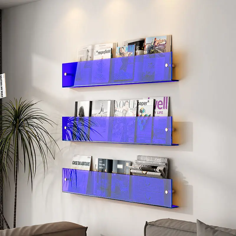 Home Decor Brochure - Étagère murale transparente en acrylique pour