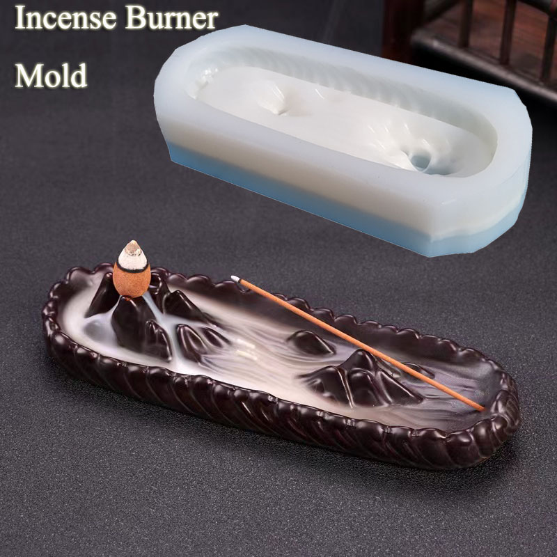 Incense Stick Holder - Grand porte-encens en béton, moules en