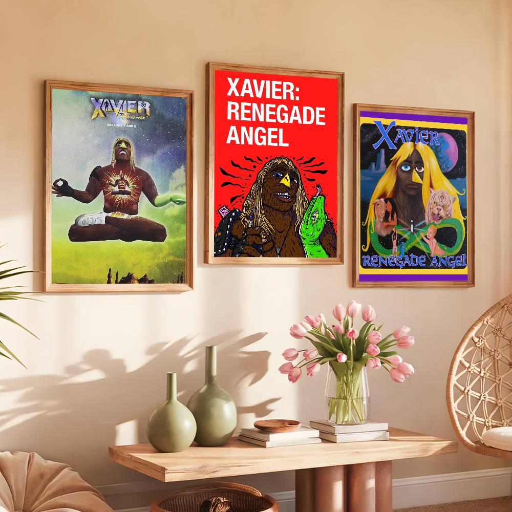 Xavier Home Decor - Affiches autocollantes Xavier Renegade Angel, idéales