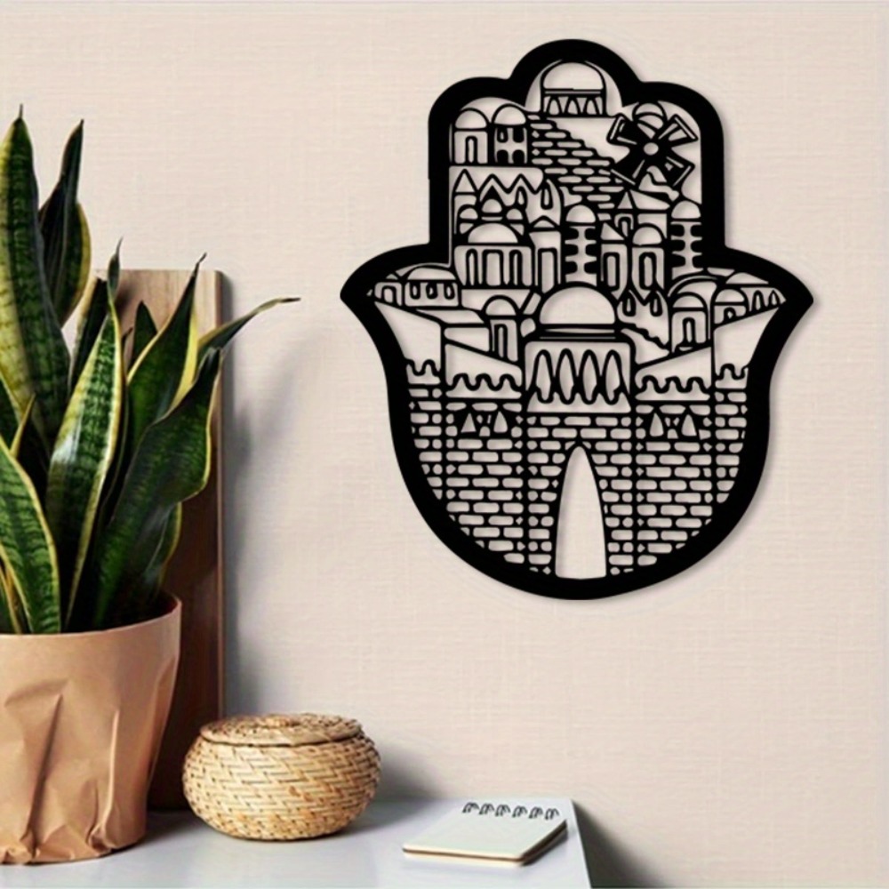 Home Decor Rustic - CIFBUY Art mural en fer, architecture