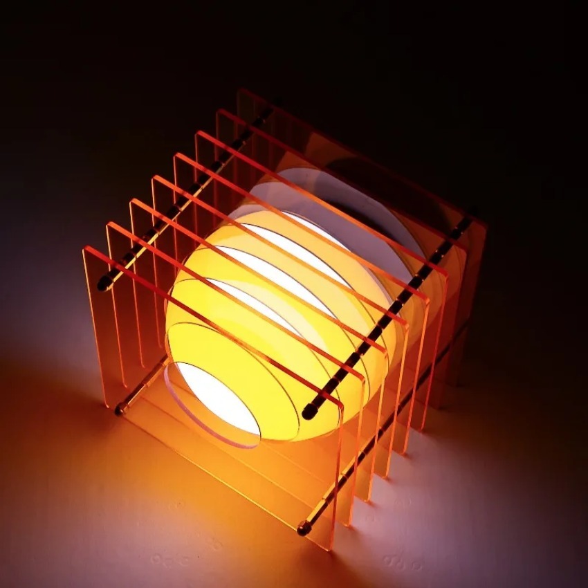 Home Decor Gift - Lampe lune DIY en acrylique à