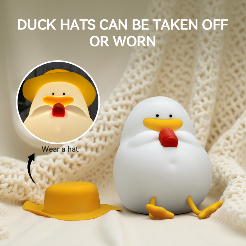 Home Decor Gift - Veilleuse Happy Duck, lampe de chevet