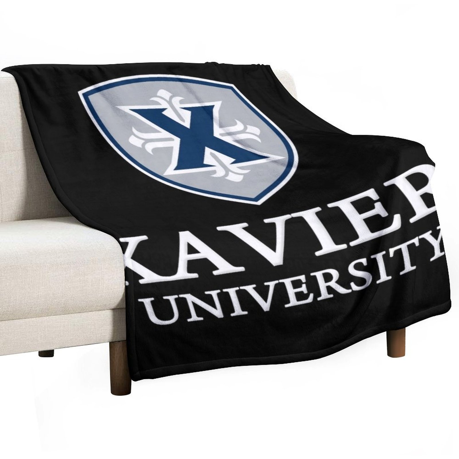 Xavier Home Decor - Couverture d'appoint Xavier University, couverture de