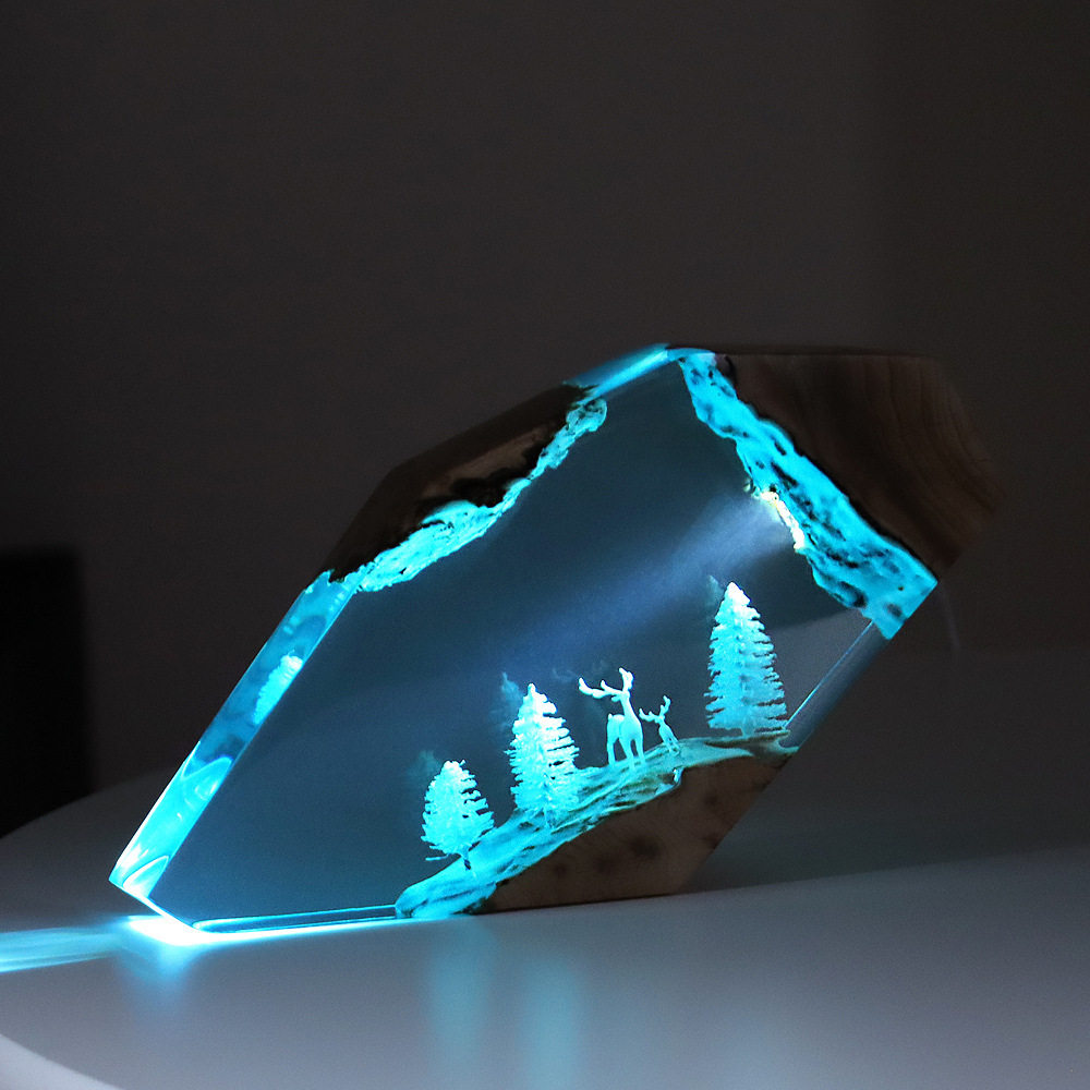 Home Decor Resin - Décoration Lumineuse Personnalisée en Résine et