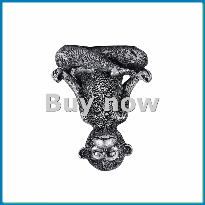 Home Decor Resin - Statue de singe de méditation en