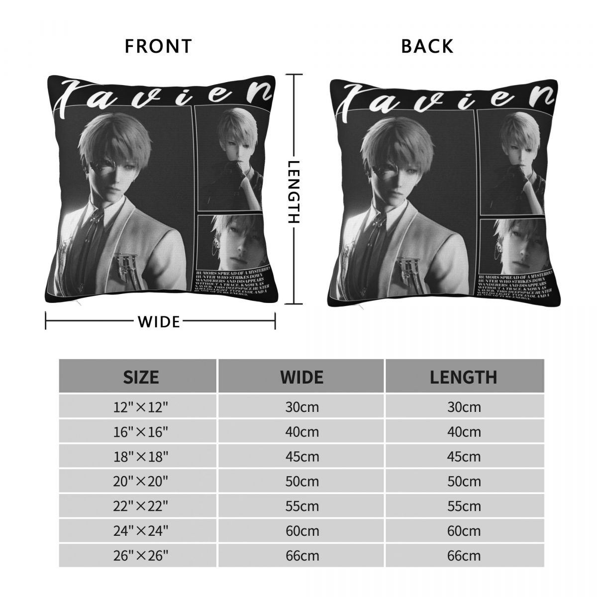 Xavier Love And Deepspace taie - Xavier Home Decor avis et prix