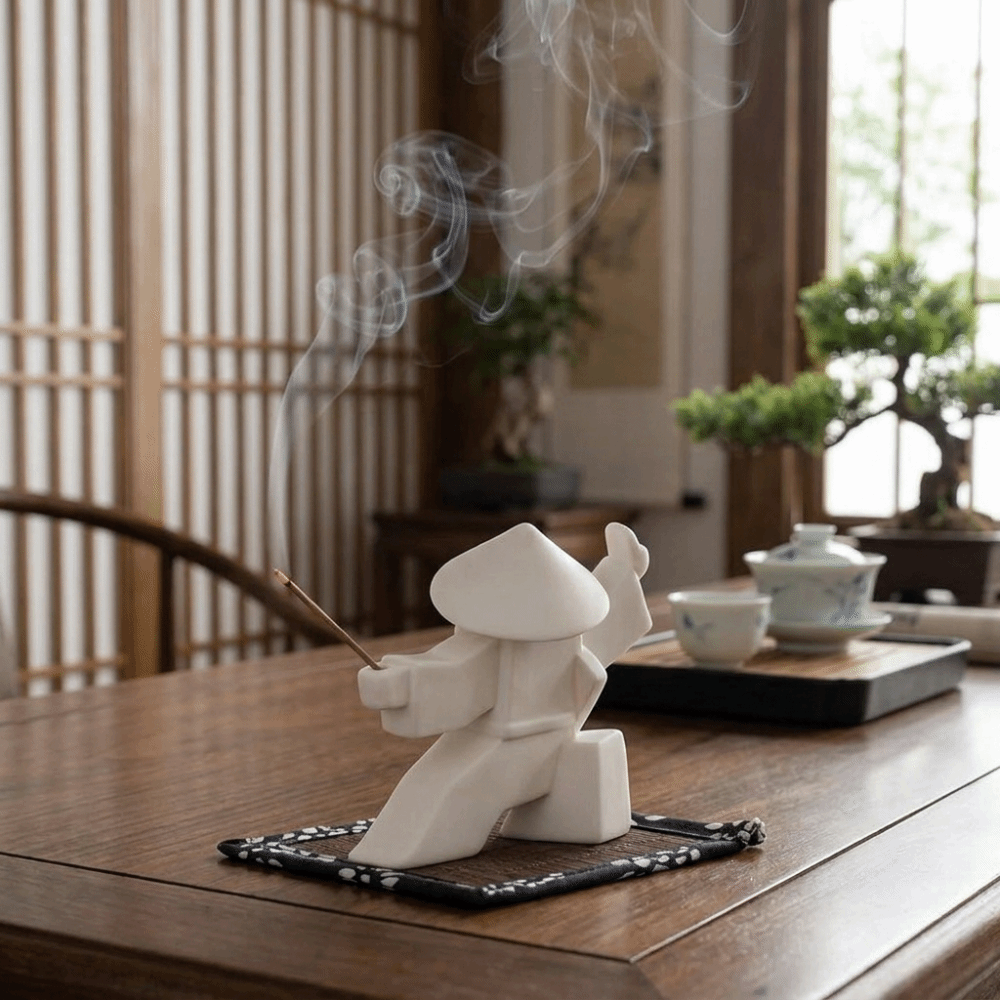 Porte-encens samouraï imprimé  - Incense Stick Holder avis et prix
