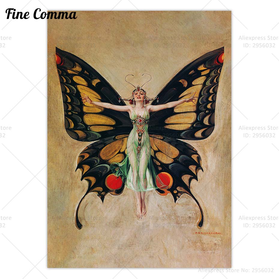 Affiche Vintage The Flapper Fr - Xavier Home Decor avis et prix