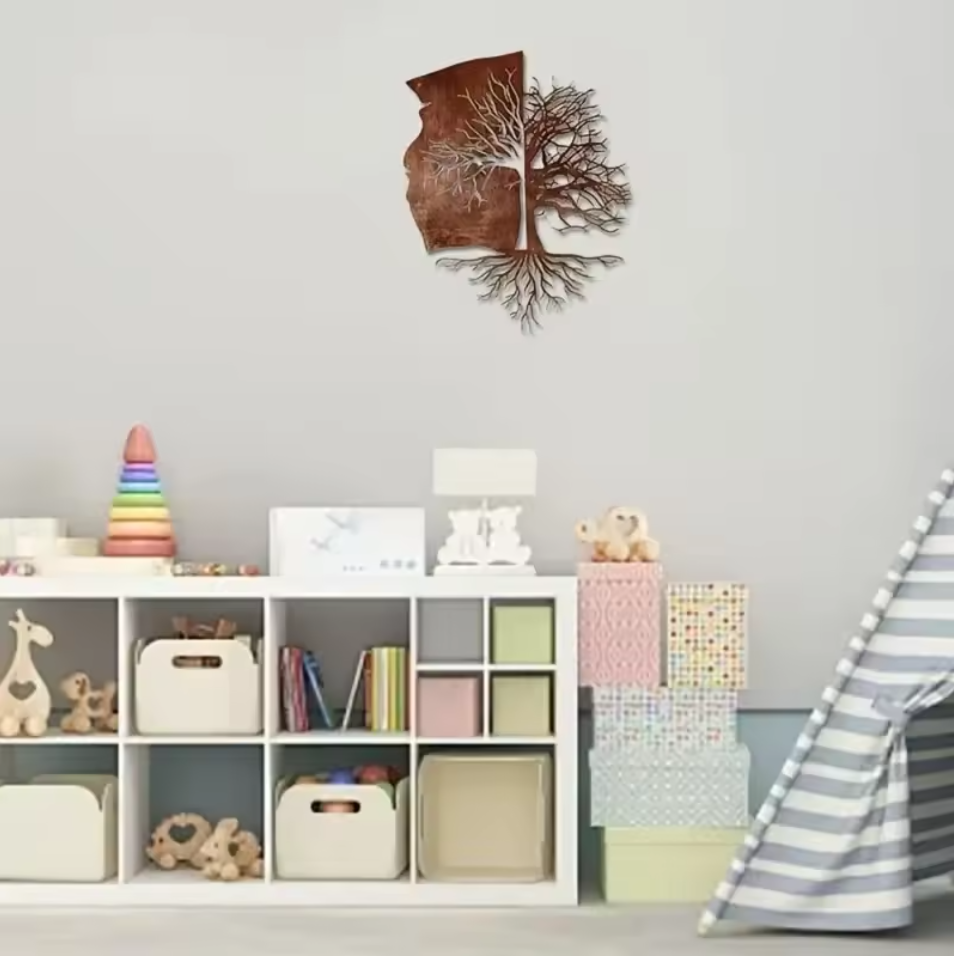 Décoration murale en métal rou - Review Home Decor avis et prix