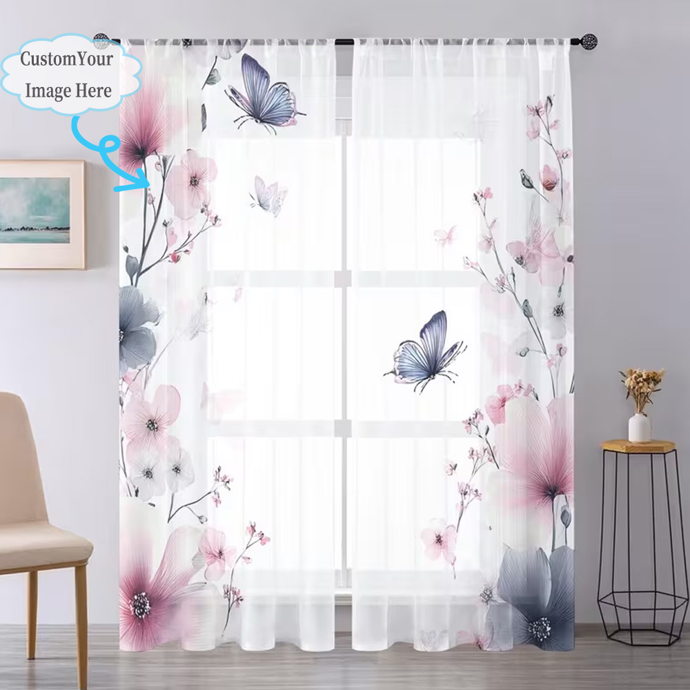 Rideaux transparents plats 2D  - Home Decor Curtains avis et prix