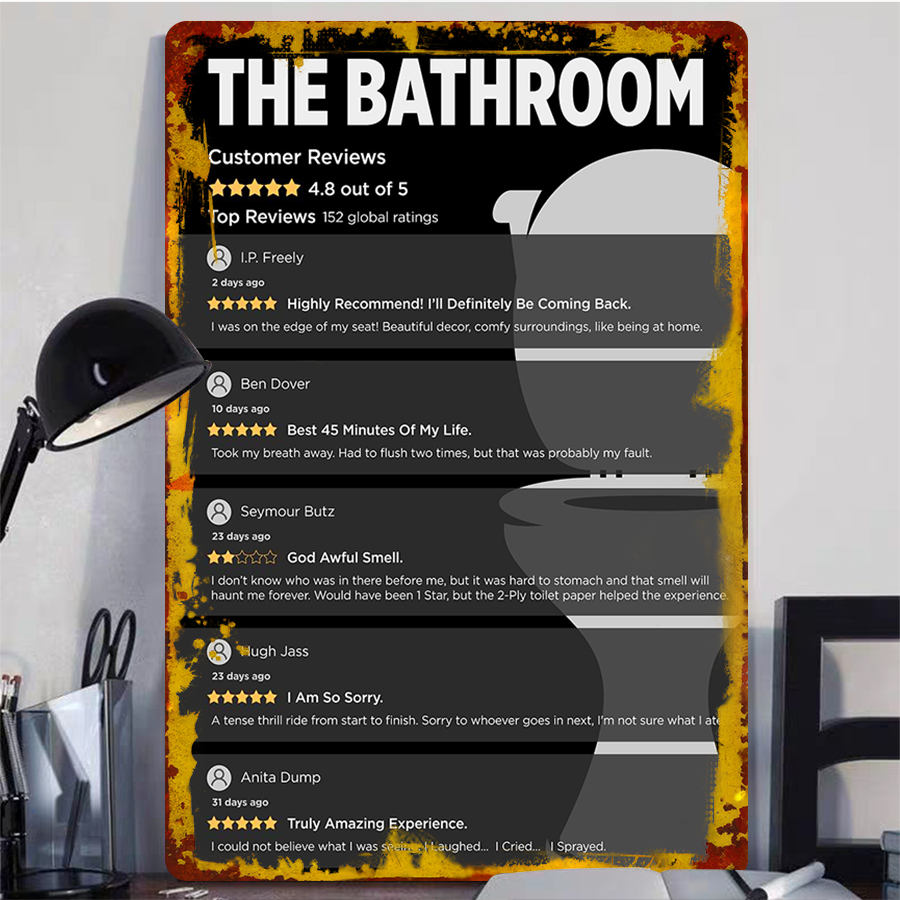 Salle de bain drôle, critiques - Review Home Decor avis et prix