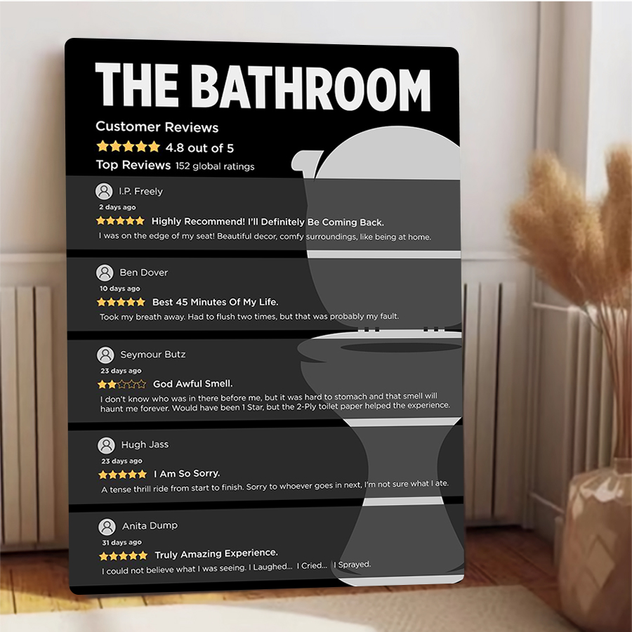 Salle de bain drôle, critiques - Review Home Decor avis et prix