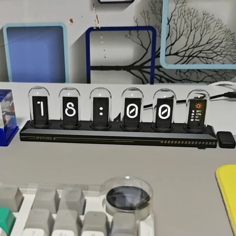 Horloge à tubes Nixie RGB, écr - Home Decor Diy Ideas avis et prix
