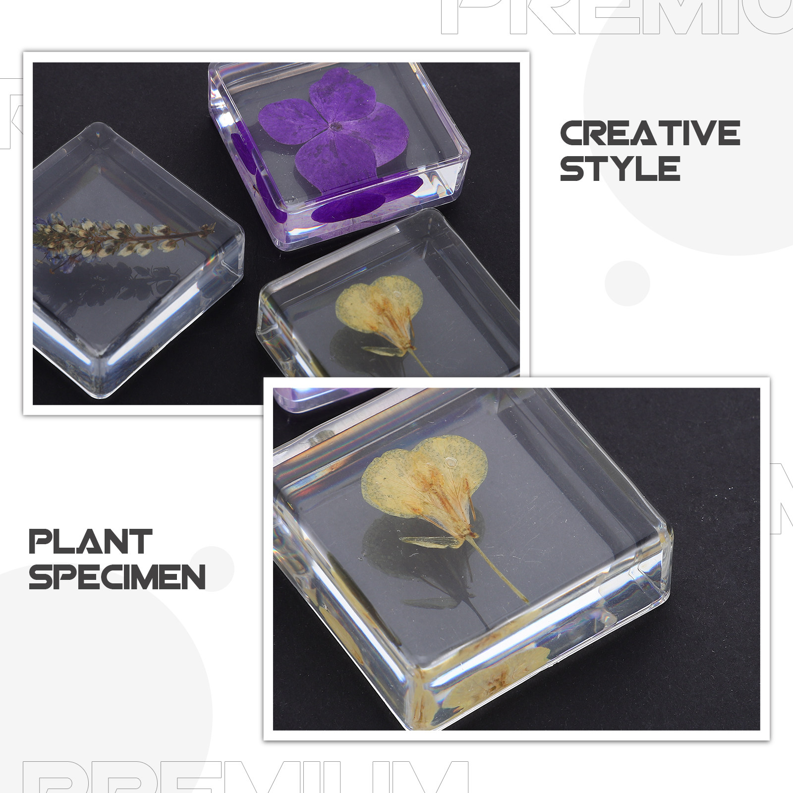 Lot de 3 spécimens de fleurs e - Home Decor Resin avis et prix