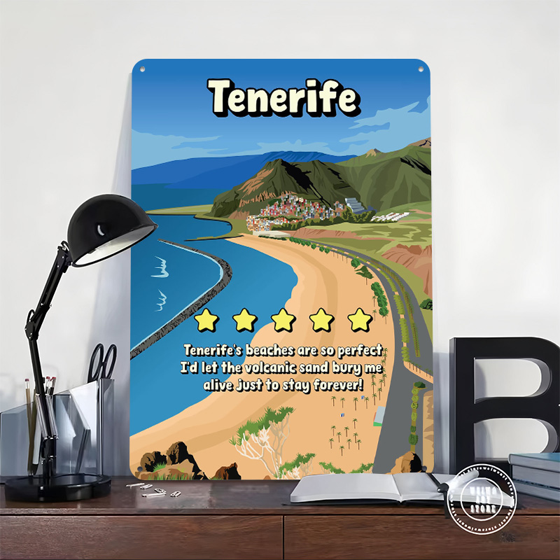 Affiche de voyage amusante Ten - Review Home Decor avis et prix
