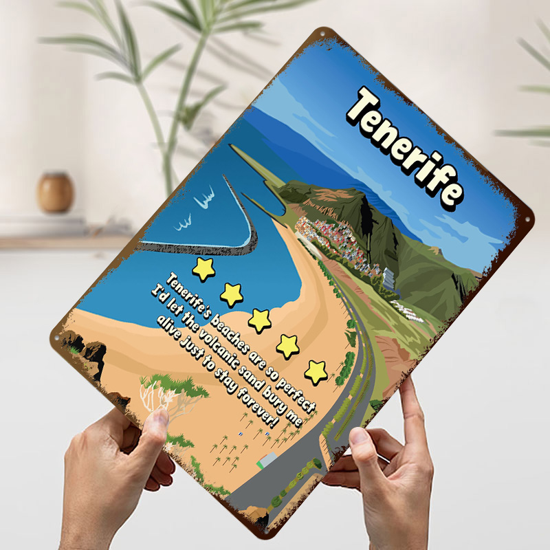 Affiche de voyage amusante Ten - Review Home Decor avis et prix
