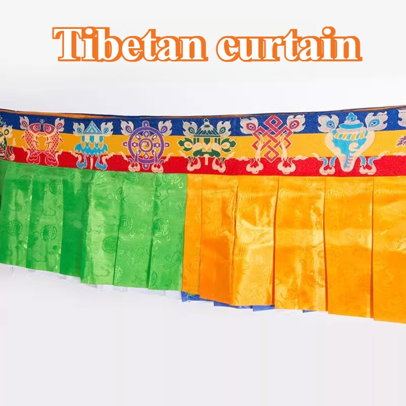 Rideau religieux tibétain de 5 - Home Decor Curtains avis et prix