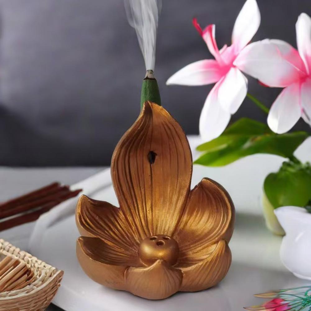 Porte-encens Lotus en résine,  - Incense Stick Holder avis et prix