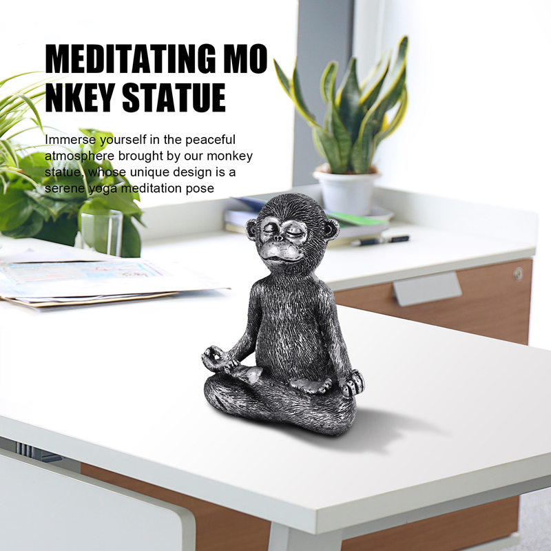 Statue de singe de méditation  - Home Decor Resin avis et prix