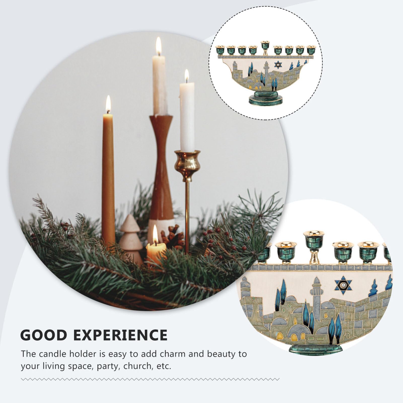 Menorah de Jérusalem, porte-bo - Home Decor Gift avis et prix