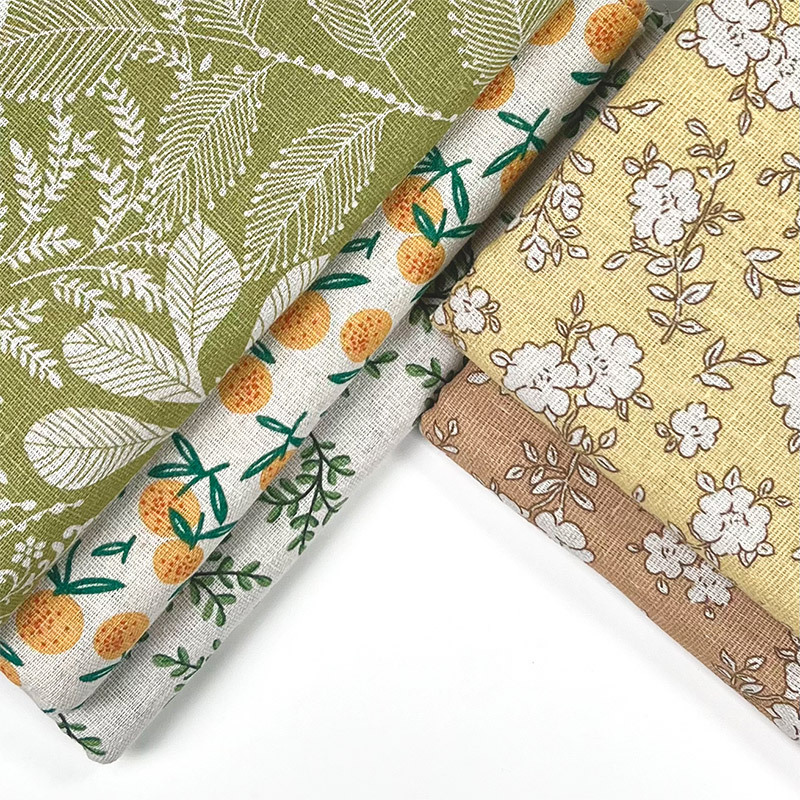 Tissu imprimé en mélange de co - Home Decor Curtains avis et prix